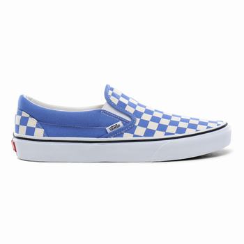 Vans Checkerboard Classic - Naisten Slip-on kengät - Valkoinen